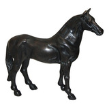 Cavalo Bronze Oxidado Escultura