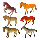 Cavalo Fazenda Animal Borracha Brinquedo Cavalos Miniatura