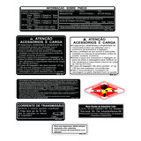Cb600f Adesivos De Advertencia