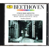 Cd Beethoven String Quartets