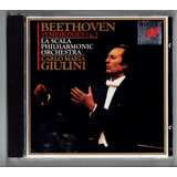 Cd Beethoven Symphonies 1 & 7 Carlo Maria Giulini Importado!