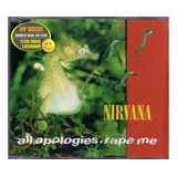 Cd Nirvana Single All Apologies Rape Me - Original Lacrado!