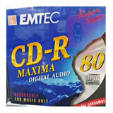 Cd-r Máxima Digital Áudio Emtec-80 Min P/ Gravadores De Mesa