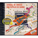 Cd Sambas De Enredo 92 Carnaval São Paulo - Original Lacrado