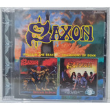 Cd Saxon - Unleash The Beast/ Champions Of Rock ( Lacrado )