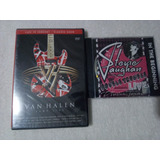 Cd Stevie Ray Vaughan + Dvd Van Halen Lacrados