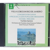 Cd Villa-lobos In Rio De Janeiro Turibio Santos Paillard 