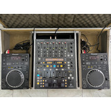 Cdj 350 Pioneer (2) + Mixer Behringer Ddm4000 + Case