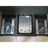 Cdj Pioneer 200 Com Mixer E Case