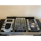 Cdj Pioneer 200 + Mix Behringer Vmx 300 + Cdj 100s + Case