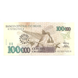 Cedula 100 000 Cruzeiros