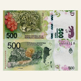 Cedula Argentina 500 Pesos