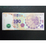 Cédula Argentina De 100 Pesos De 2012 Letra Y Lote 954