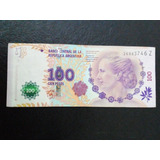 Cédula Argentina De 100 Pesos De 2012 Letra Z Lote 953