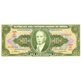 Cedula Brasil 10 Cruzeiros