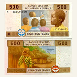 Cedula Camaroes 500 Francs