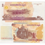 Cedula Camboja 50 Riels