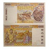 Cédula Costa Do Marfim   1000 Francs   1991 2003   Fe