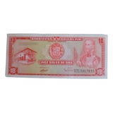 Cedula De 10 Soles
