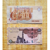 Cédula Egípcia Original, Do Egito, 1 Pound