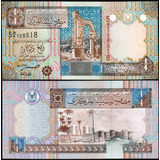 Cédula Fe Estrangeira 1 4 Dinar 2002 Líbia