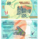 Cedula Madagascar 100 Ariary
