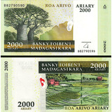 Cedula Madagascar 2 000