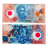 Cédula Souvenir Fantasia 10 Reais Polimero