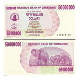Cedula Zimbabwe 50 000