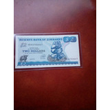 Cedula Zimbabwe/rhodesia 2 Dollars