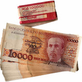 Cédulas 10000 Dez Mil Cruzados Dinheiro Antigo