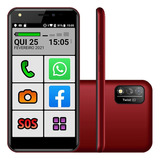 Celular Do Idoso Letras Grandes 32gb 4g Dual Chip Tela 5'