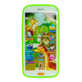 Celular Infantil Interativo Criança Touch   Cor Verde