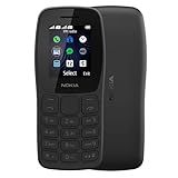 Celular Nokia 105 Dual Chip + Rádio Fm + Lanterna + Jogos Pré-instalados - Preto - Nk093