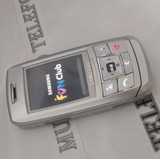 Celular Samsung E250 Prata Pequeno Tipo Antigo De Chip 