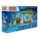 Cenario E Personagem Sonic Green Hill Zone Playset