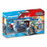 Cenário Playmobil City Action 2553 Fuga Da Prisão 161 Peças Sunny