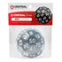 Central Dice   D50 De 40mm  Opaco Preto E Prata   Central
