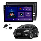 Central Multimidia 9pol Fiat Bravo Carplay Moldura E Câmera