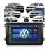 Central Multimidia Mp5 G7 G8 2 Din Vw Moldura Câmera Ré