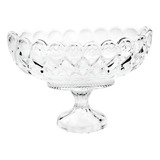 Centro De Mesa Decorativo Cristal Angel Com Pé 29x13x20 Cm