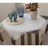 Centro De Mesa Rendado Texas Luxo Branco 85x85cm Jolitex