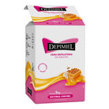 Cera Depilatória Em Tabletes 4 Unidades De 250gr Natural Com Mel 1kg Depimiel