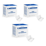 Cera Ortodôntica Maquira   Kit Com 3 Cx  De 50 Bastões