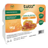 Cera Quente Elástica Mel 1kg Tutti Depil