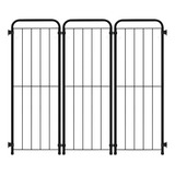 Cercado Açomix Cachorro Grande Pet Dobrável Cães Modular Cor Preto
