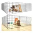 Cercado Pet Cercadinho Grade Cachorro 6 Telas Móvel