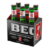 Cerveja Alemã Becks Garrafa 330ml Com 6 Unidades