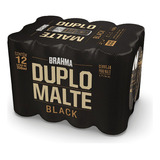 Cerveja Brahma Duplo Malte Black 350ml Com 12 Unidades