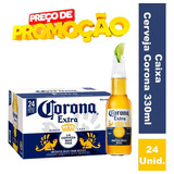 Cerveja Premium Corona Extra 330ml C/24 Garrafas 